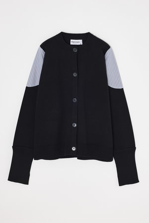 ナゴンスタンス/nagonstansのshoulder patch cardigan(110100/110104)