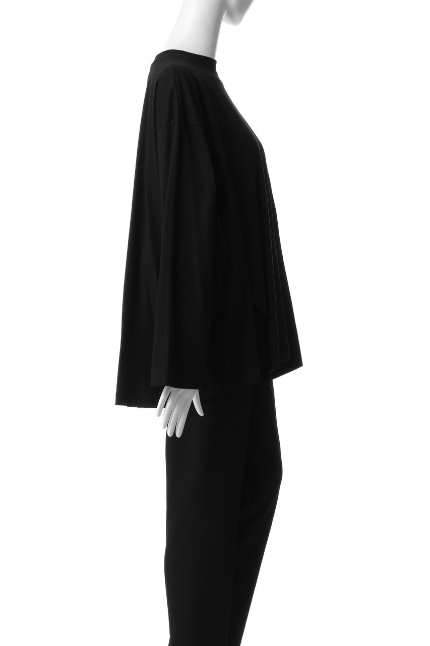 nagonstans(ナゴンスタンス)｜slit flare long-sleeves t-shirt/Salt