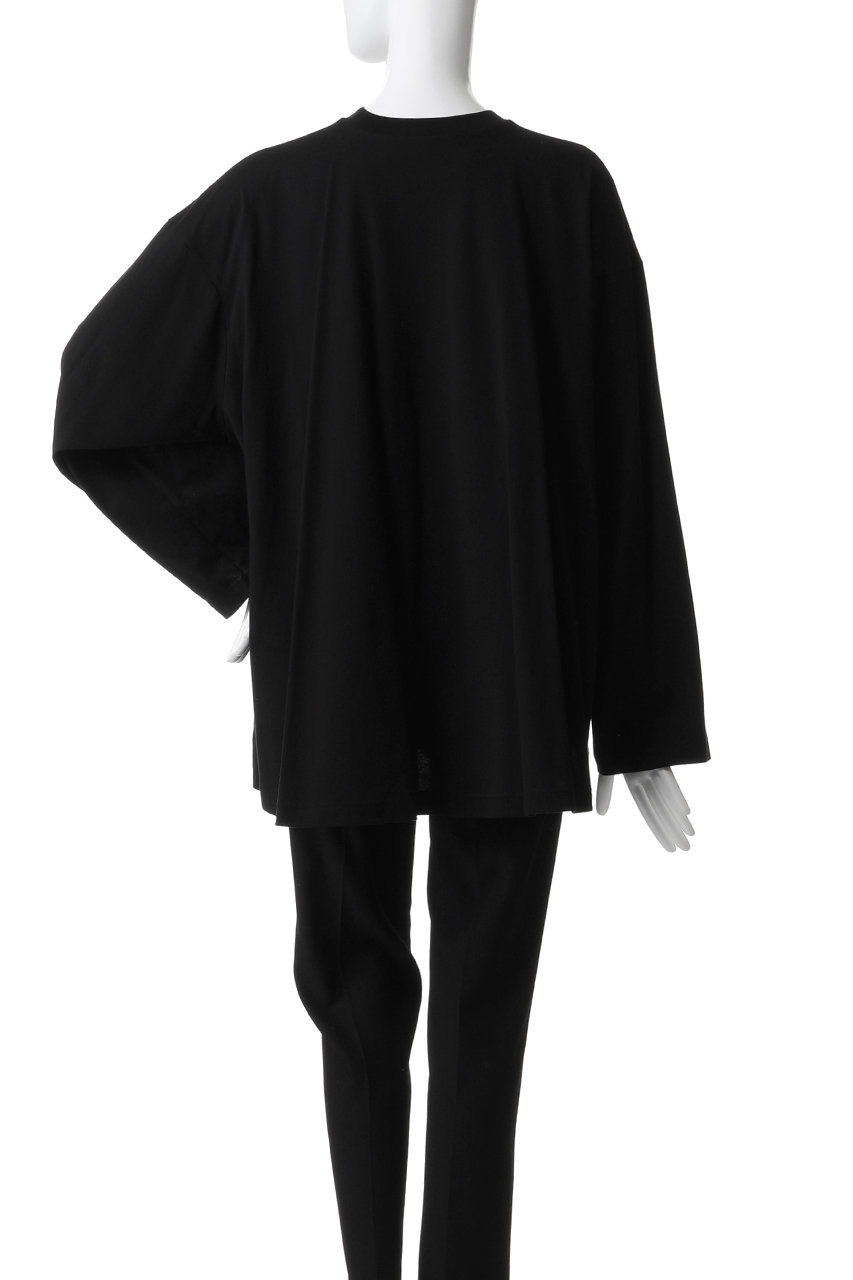 nagonstans(ナゴンスタンス)｜slit flare long-sleeves t-shirt/Salt