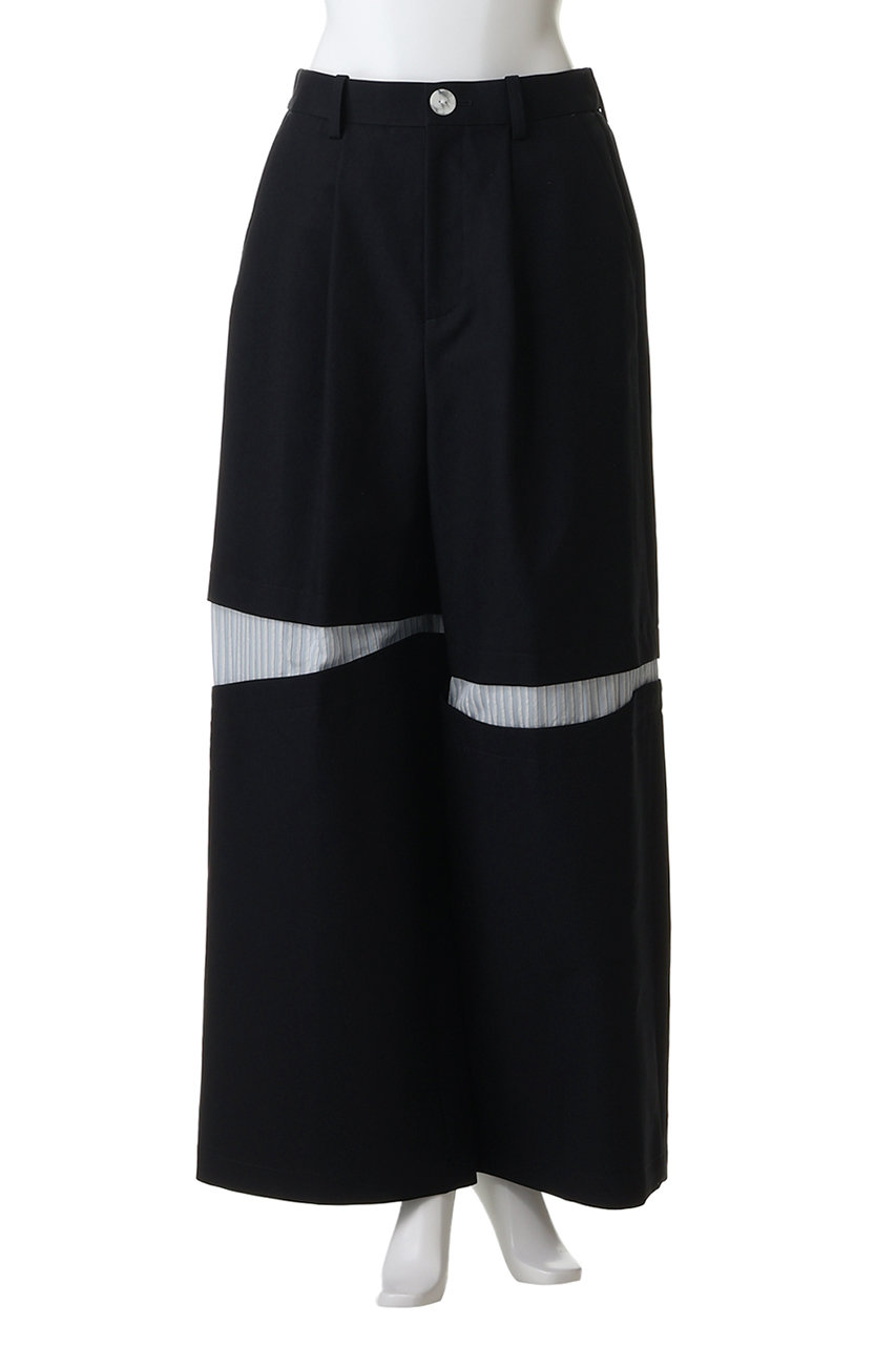 nagonstans(ナゴンスタンス)|slit trousers/Sand の通販|ELLESHOP nagonstans(ナゴンスタンス)|slit trousers/Sand の通販|ELLESHOP