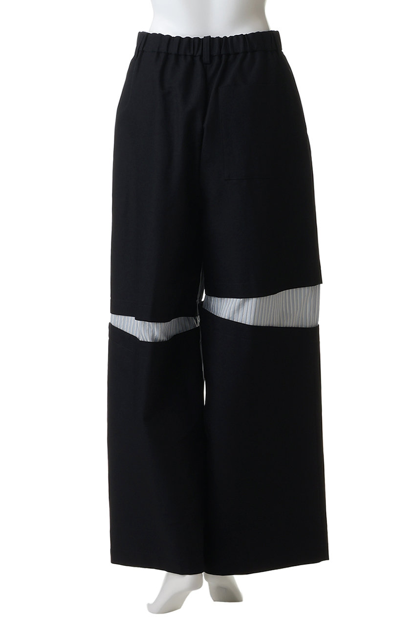 【最終値下げ！】nagonstans パンツ nagonstans(ナゴンスタンス)｜slit trousers/Sand の通販｜ELLESHOP