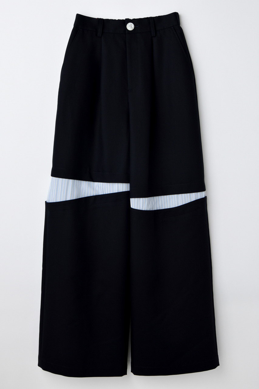 ナゴンスタンス/nagonstansの【予約販売】slit trousers(Space/470JS831-0161)