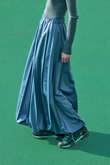 pleats design balloon skirt