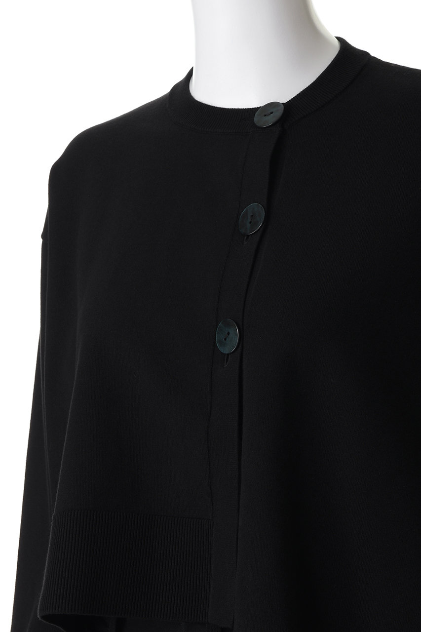nagonstans(ナゴンスタンス)｜asymmetry cardigan/Black の通販