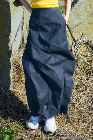 ナゴンスタンス/nagonstansの【4/1 10:00販売開始】ridge line skirt(110700/110703)