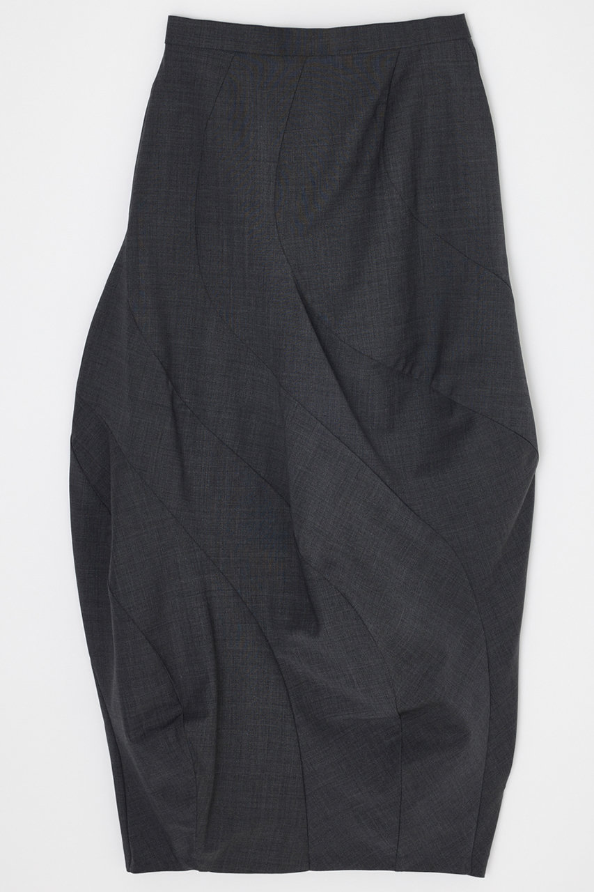 ナゴンスタンス/nagonstansの【4/1 10:00販売開始】ridge line skirt(Stone/470JS431-1041)