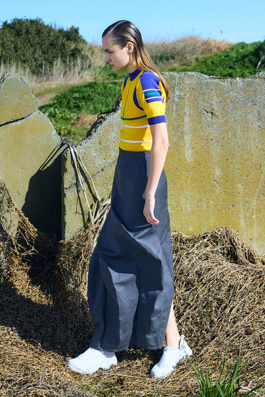 nagonstans(ナゴンスタンス)｜ridge line skirt/Stone の通販