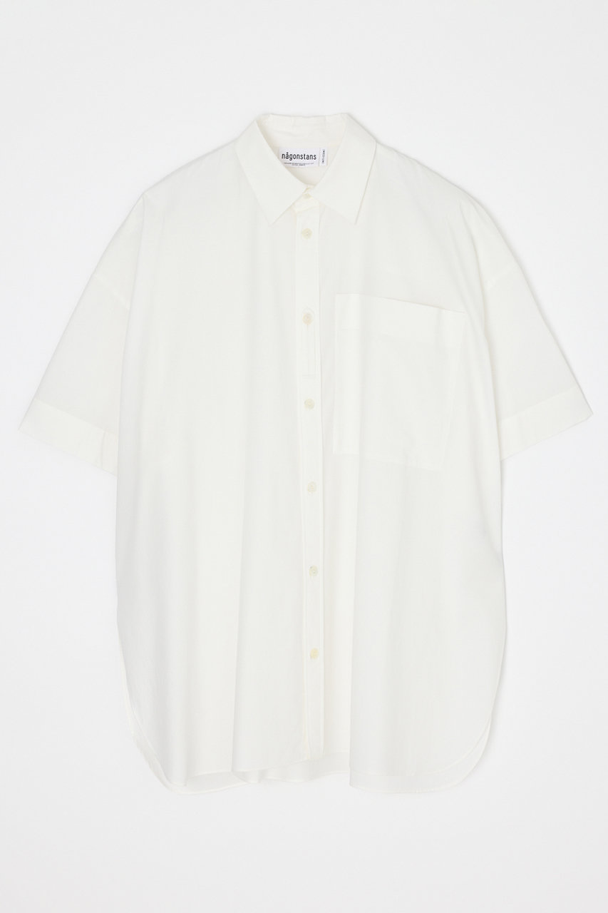 ナゴンスタンス/nagonstansの【4/1 10:00販売開始】harf-sleeves men’s like shirt(Salt/470JS130-1081)