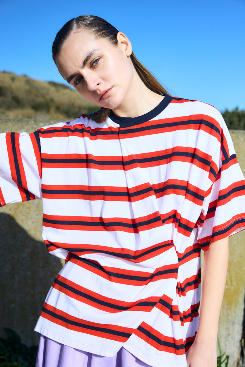 nagonstans(ナゴンスタンス)｜tuck t-shirt/Chili の通販｜ELLESHOP