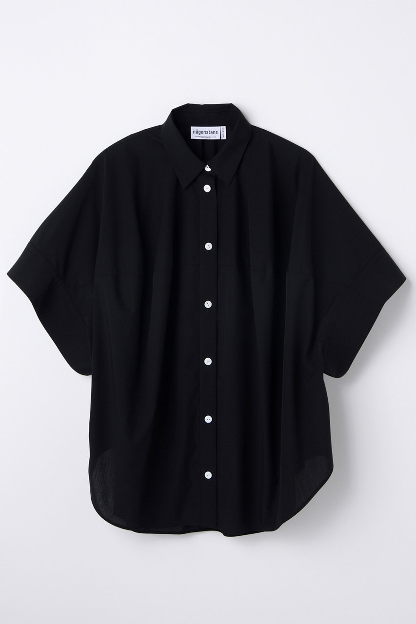 ナゴンスタンス/nagonstansの【4/15 12:00販売開始】drape shirt(Black/470JS430-1121)