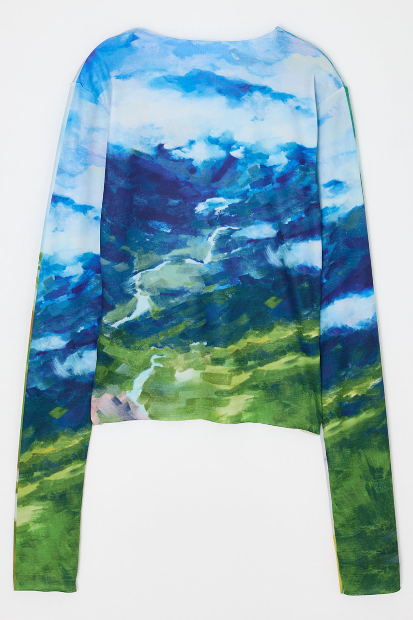 【新品・未使用】※完売品　nagonstans long-sleeves nagonstans(ナゴンスタンス)｜long-sleeves/Sky の通販｜ELLESHOP
