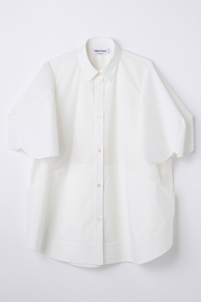 nagonstans ナゴンスタンス パフスリーブ Tシャツ asymmetry shirt｜nagonstans（ナゴンスタンス）正規取り扱い通販｜THE