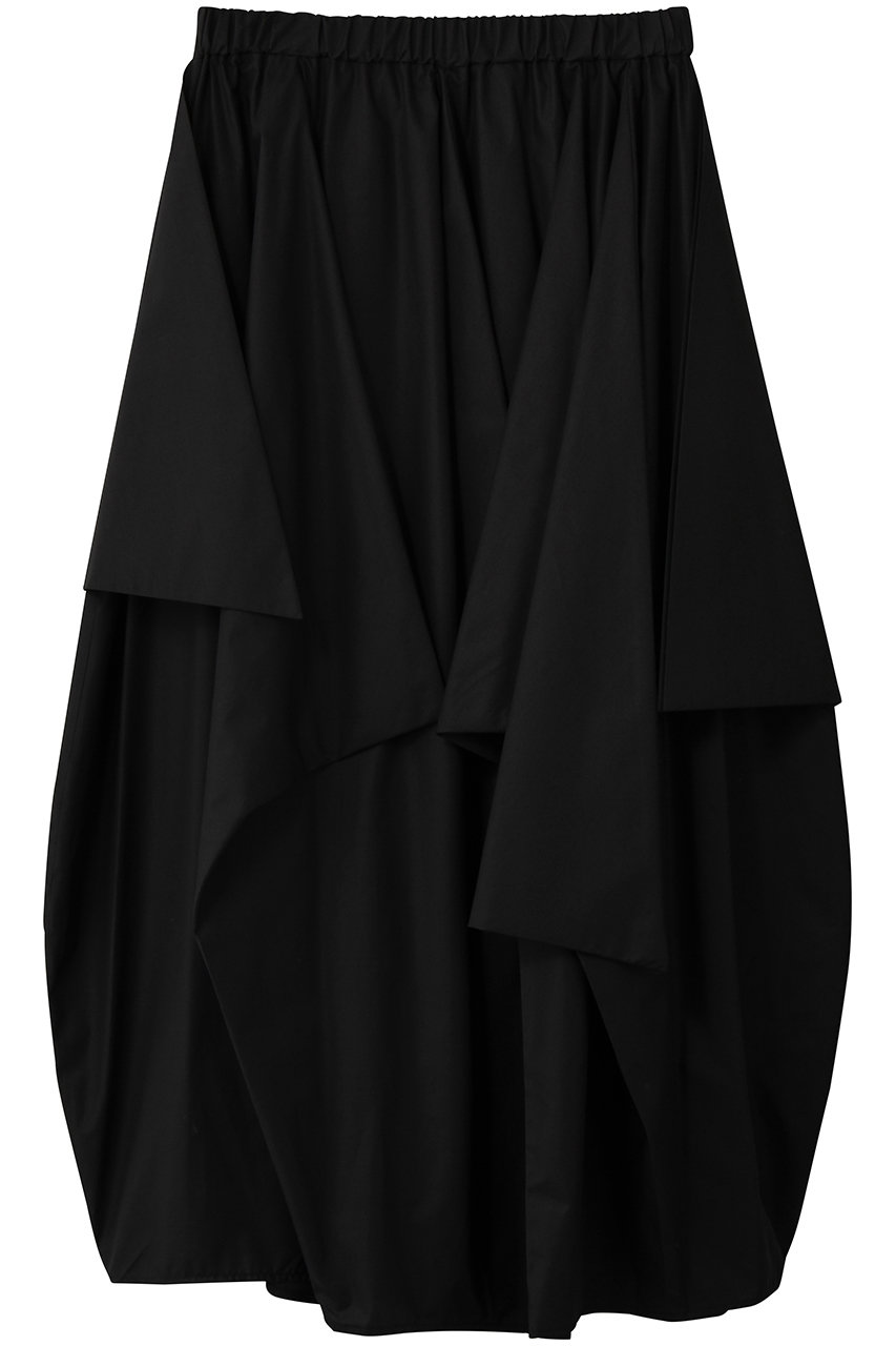 nagonstans(ナゴンスタンス)｜folds skirt/Black の通販｜ELLESHOP