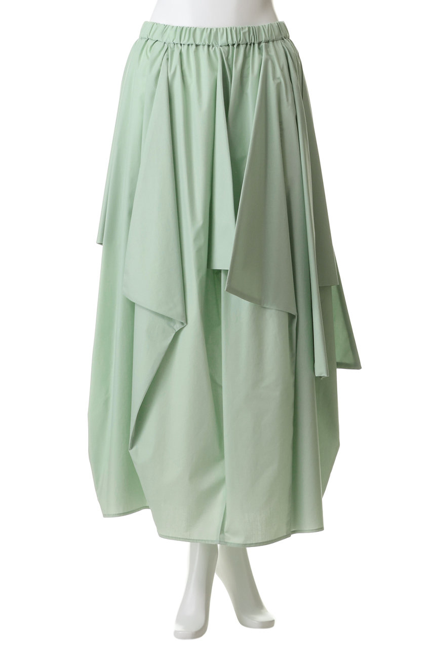 お値下げ★新品未使用！ナゴンスタンス　スカート　S nagonstans(ナゴンスタンス)｜folds skirt/Black の通販｜ELLESHOP