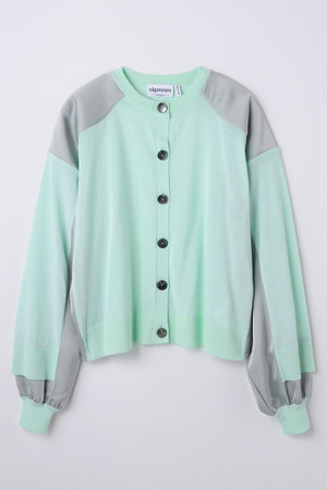 ナゴンスタンス/nagonstansのtwo-tone cardigan(110300/110301)