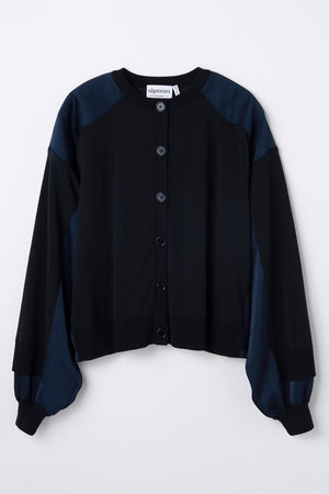 ナゴンスタンス/nagonstansのtwo-tone cardigan(110300/110301)