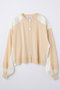 two-tone cardigan ナゴンスタンス/nagonstans Nude