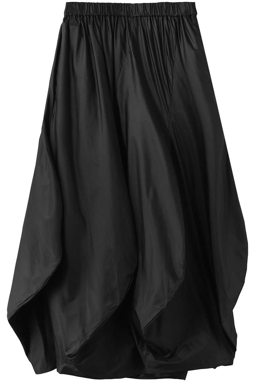 nagonstans メモリーグログランパネルスカート ロング M ブラック nagonstans(ナゴンスタンス)｜twist panel skirt/Black の通販