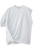 nagonstans(ナゴンスタンス)｜asymmetry twist t-shirt/Salt の通販
