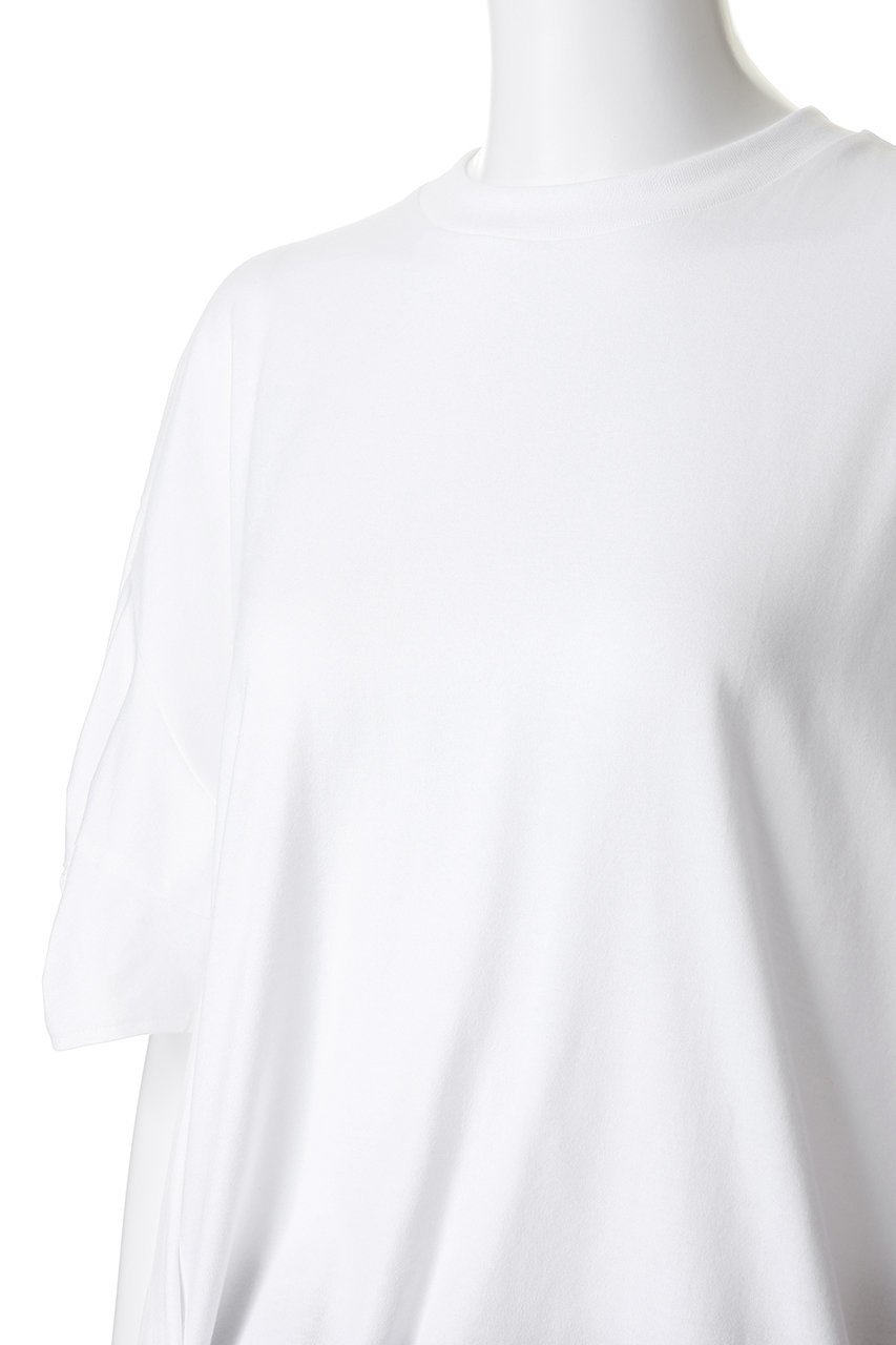 ナゴンスタンス twist sleeves 変形　Tシャツ　ロンT ボーダー nagonstans(ナゴンスタンス)｜asymmetry twist t-shirt/Salt の通販
