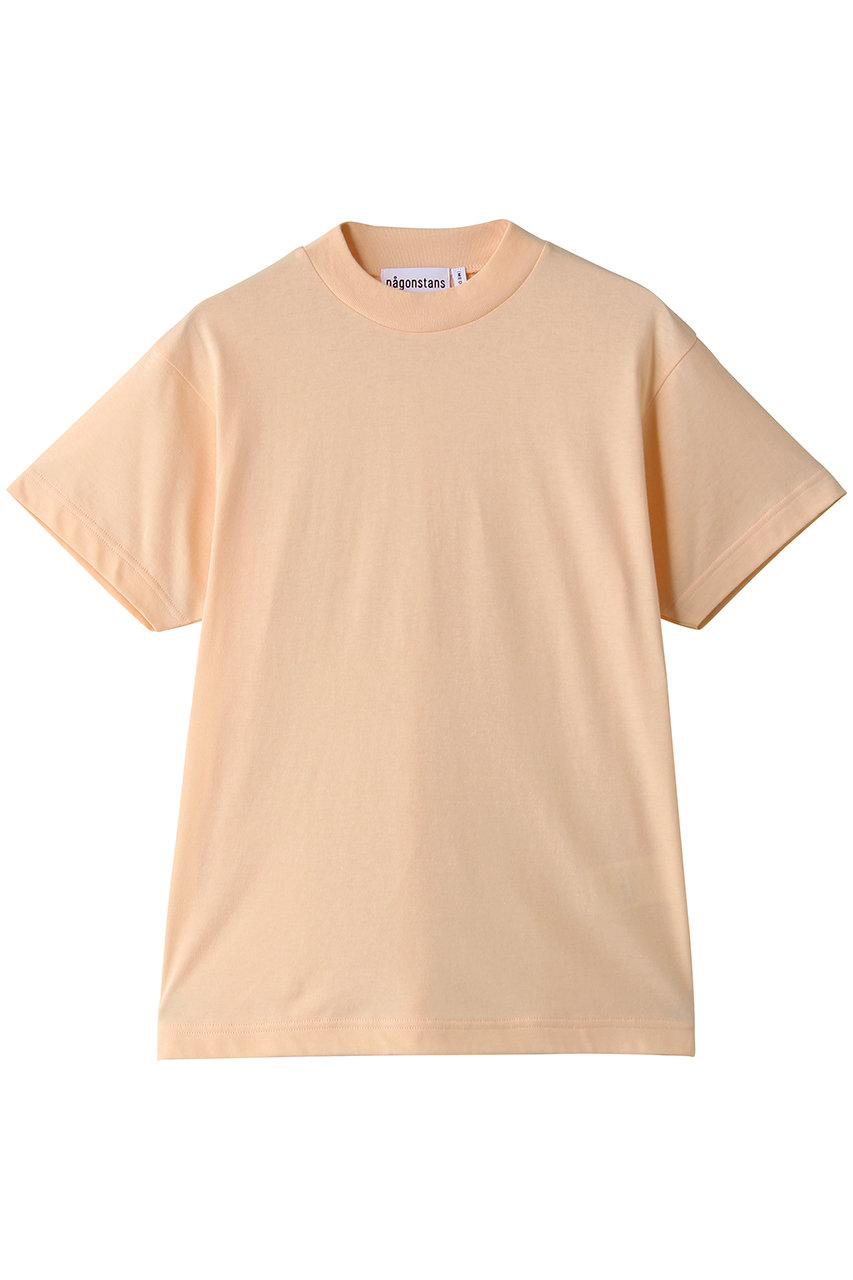 nagonstans ソフト天竺 Stand daily T/SH Tシャツ (Apricot, M) ナゴンスタンス ELLE SHOP
