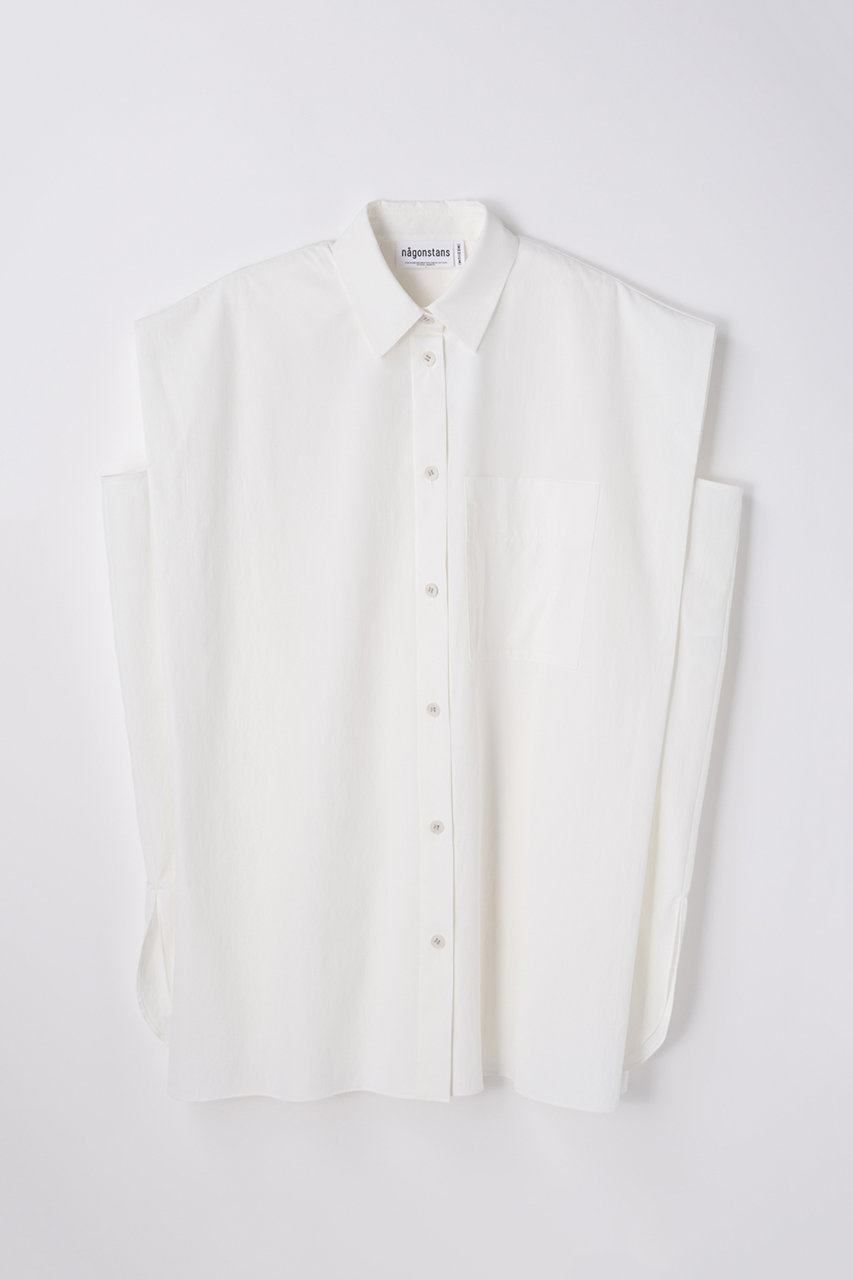ナゴンスタンス/nagonstansのソフトタイプライター No-sleeve bigSH/シャツ(Salt/470JA830-0031)