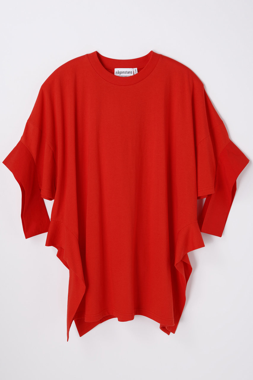 ナゴンスタンス/nagonstansのソフト天竺 Open Carve T/SH Tシャツ(Chili/470JA880-0491)