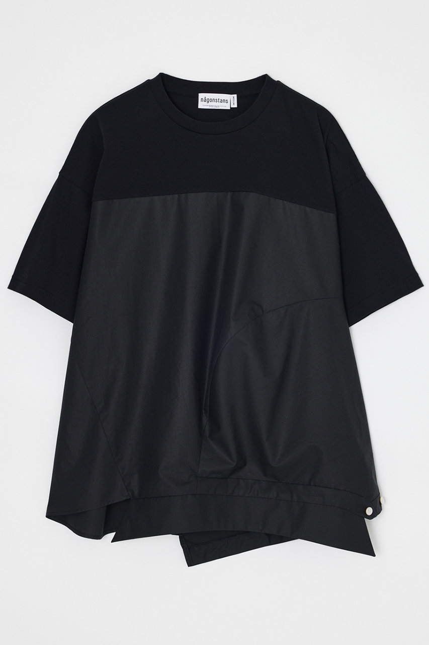ナゴンスタンス/nagonstansのソフト天竺 SHパーツ T/SH Tシャツ(Black/470JA480-2101)