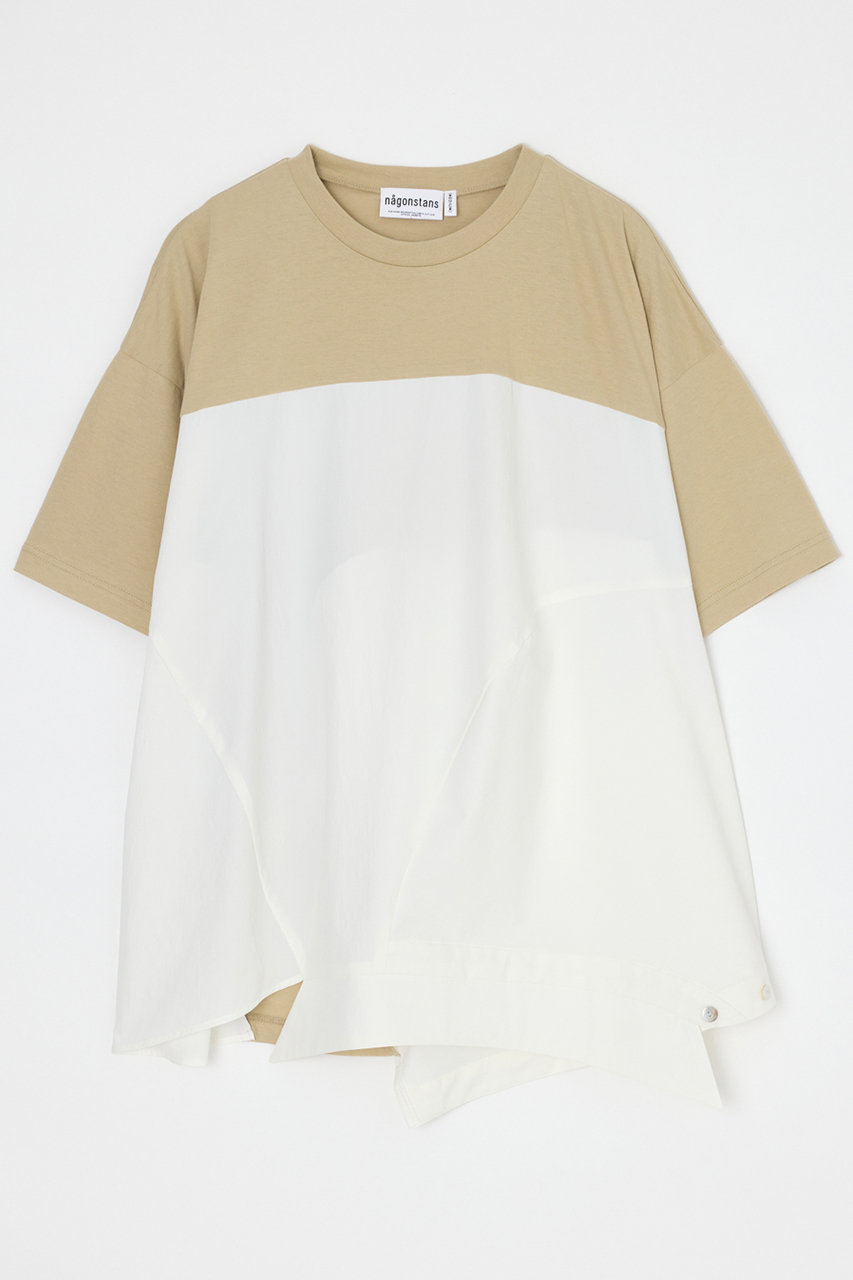 ナゴンスタンス/nagonstansのソフト天竺 SHパーツ T/SH Tシャツ(Sand/470JA480-2101)