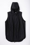 シリコンタイプライター Hooded Vest/ベスト ナゴンスタンス/nagonstans Black