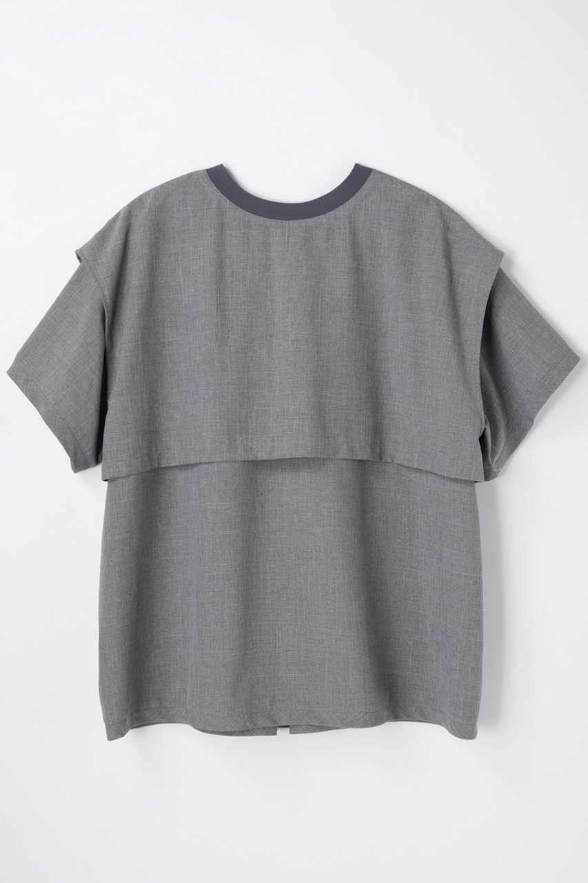 nagonstans サマートロ BreathレイヤードT/SH Tシャツ (Wolf, M) ナゴンスタンス ELLE SHOP