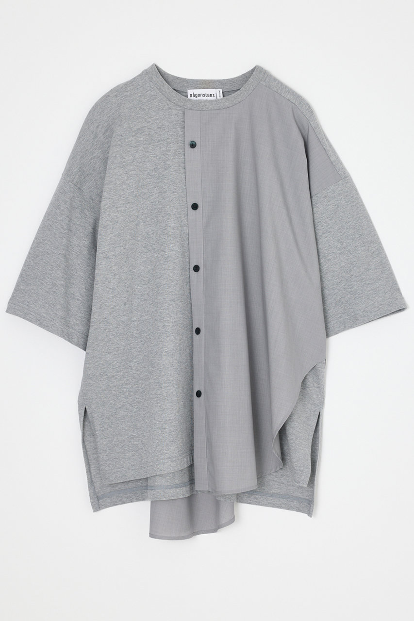ナゴンスタンス/nagonstansのソフト天竺 SH Combi T/SH　Tシャツ(Wolf/470JA480-2111)