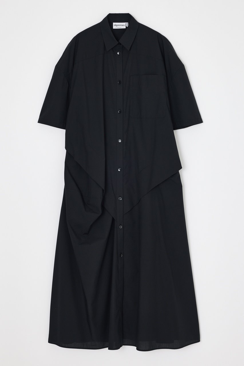 nagonstans(ナゴンスタンス)｜PE/Rブロード Wide tuck SH DRESS/シャツ