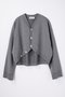 hem-design cardigan/カーディガン ナゴンスタンス/nagonstans Stone
