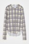 Madras check コンパクトロンT ナゴンスタンス/nagonstans Custard