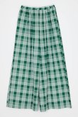 Madras check フルゴムワイド PT/パンツ