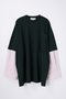 Single jersey エクストラワイドコンビ ロンT ナゴンスタンス/nagonstans Kale