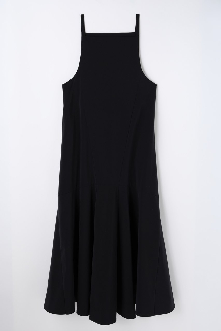 ナゴンスタンス/nagonstansの2wayタフタ スクエアDRS/ドレス(Black/470JA433-0721)