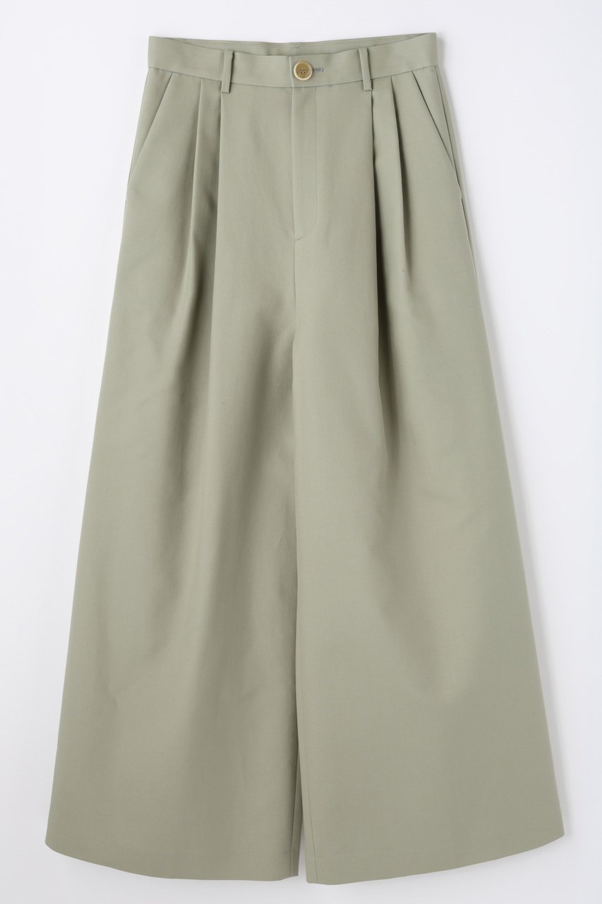 ナゴンスタンス/nagonstansのCOTTON DOUBLE ローライズワイド TR/トラウザー・パンツ(Sand/470JA131-0781)