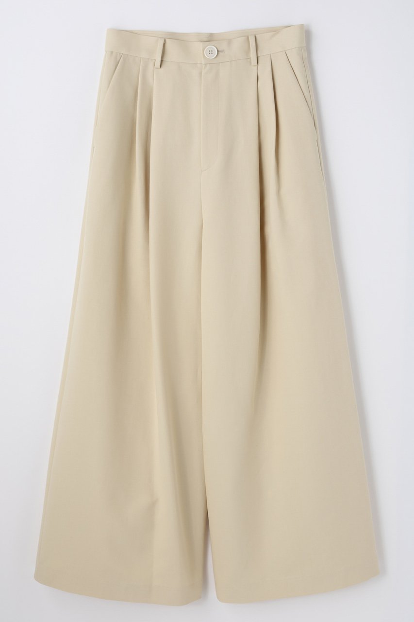 ナゴンスタンス/nagonstansのCOTTON DOUBLE ローライズワイド TR/トラウザー・パンツ(Oatmeal/470JA131-0781)