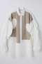PE/Rブロード knit Patch SH/シャツ ナゴンスタンス/nagonstans Salt