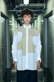 PE/Rブロード knit Patch SH/シャツ