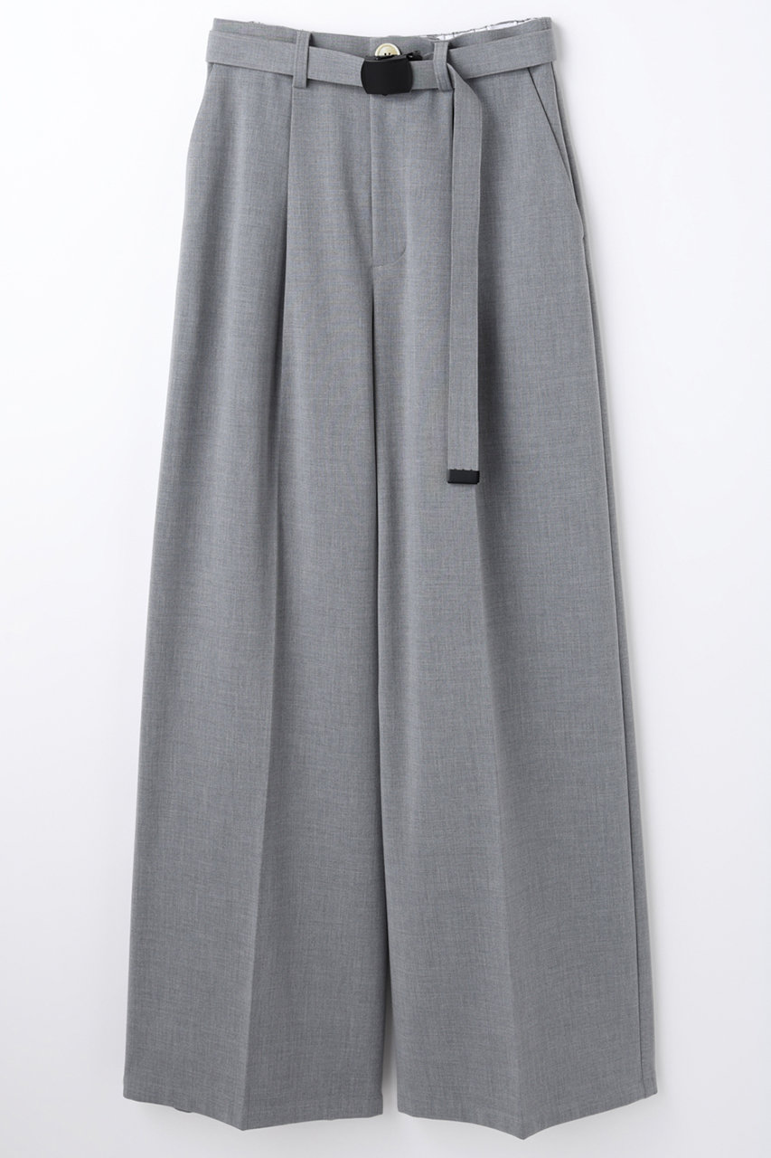 nagonstans T/Rダブルクロス Relaxワイド PT/パンツ (Wolf, M) ナゴンスタンス ELLE SHOP