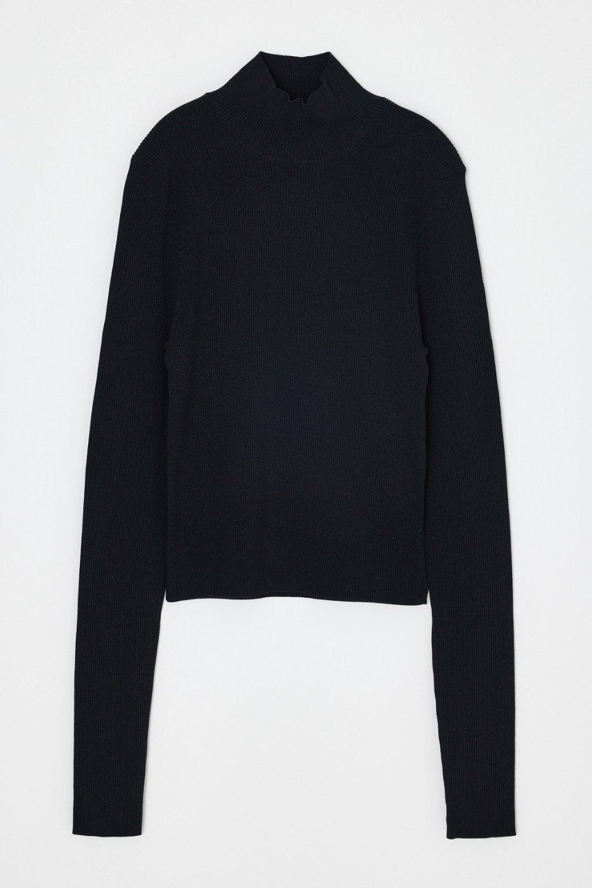 nagonstans クロップドハイN/C P.O/プルオーバー (Black, M) ナゴンスタンス ELLE SHOP