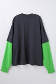 T/Cソフト天竺  Layered Knit ロンT