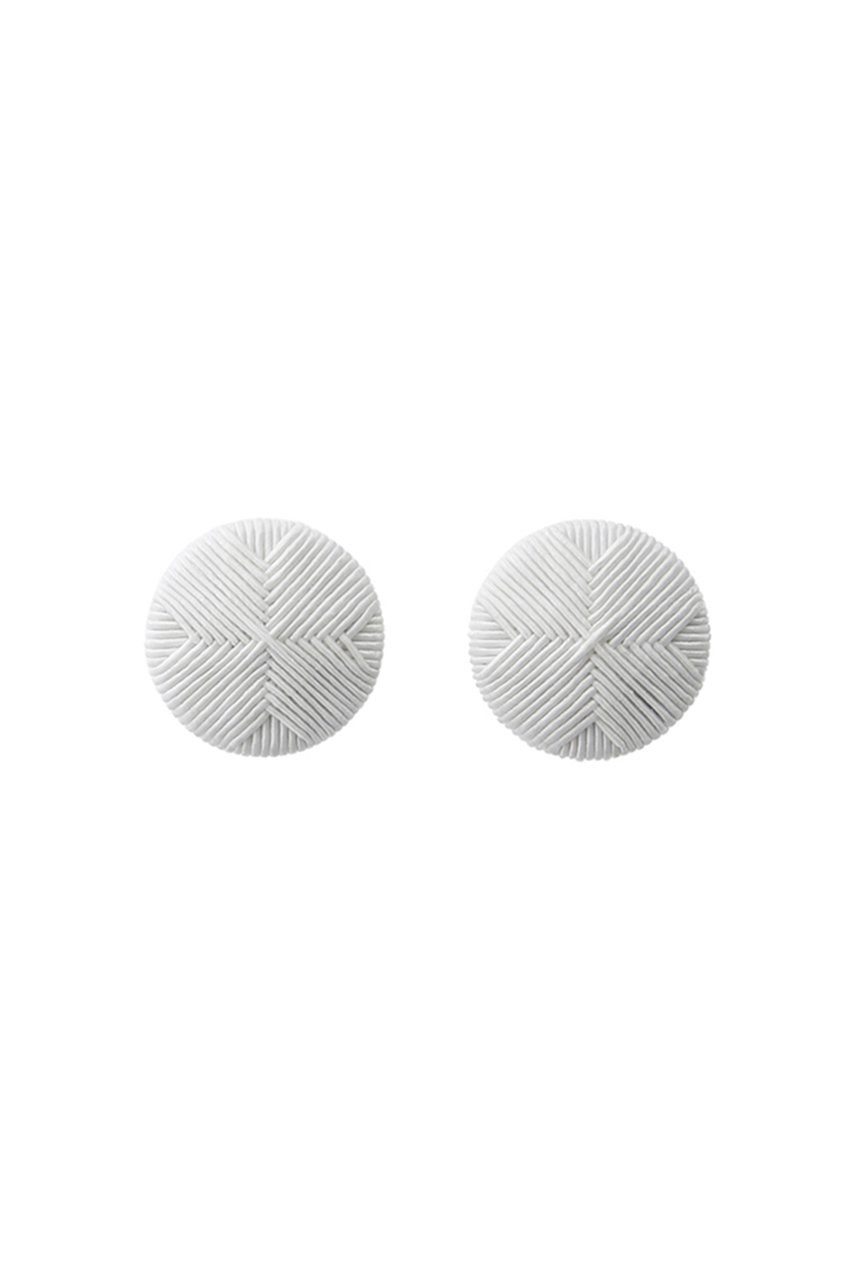 BAEBAE ベベ Mochi イヤリング ホワイト