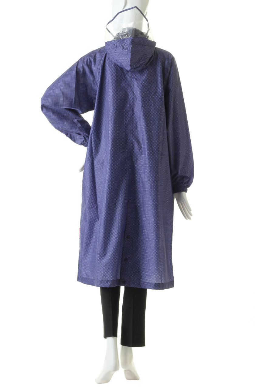 MOONBAT(ムーンバット)｜サイクルレインコート ドット/グレー の通販