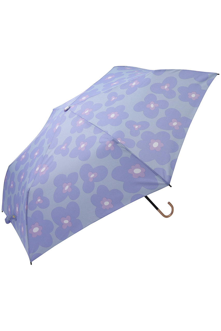MOONBAT 耐風ミニ UV フラワー傘 (ラベンダー) ムーンバット ELLE SHOPの画像