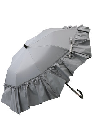 ムーンバット/MOONBATの【Sun dress】アシンメトリーフリル 晴雨兼用日傘 2段折りたたみ傘(149900/149901)