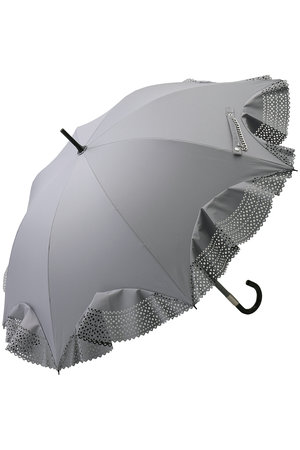 ムーンバット/MOONBATの【Sun dress】パンチングフリル 晴雨兼用日傘 ショート長傘(149900/149901)